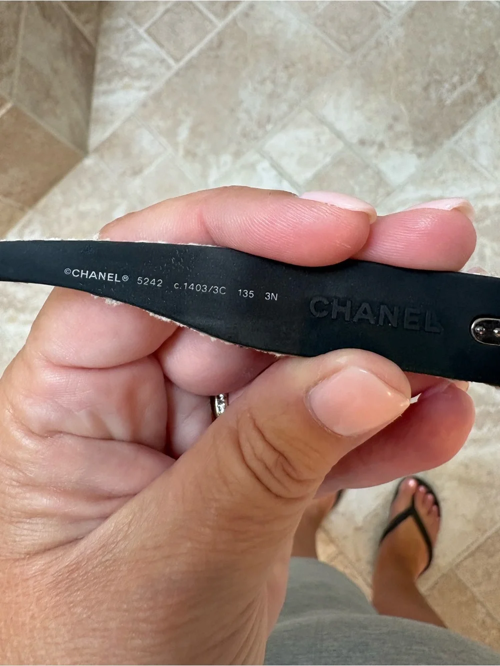 CHANEL Black Oversized Butterfly Sunglasses